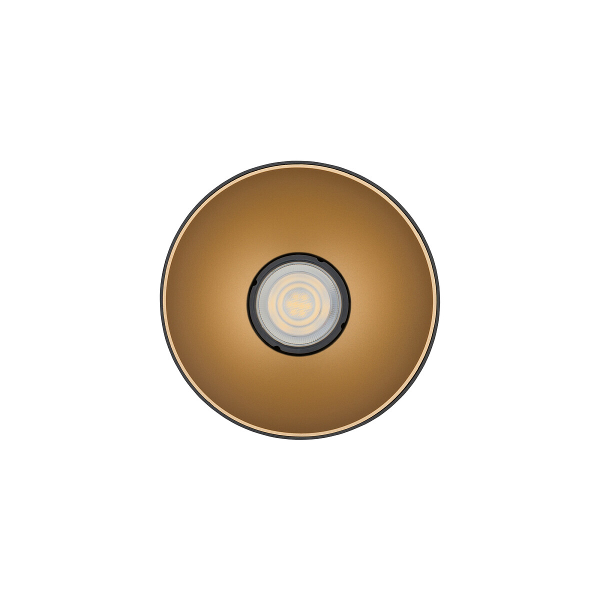 Spot Point Negru Interior Auriu - Apasa pe imagine pentru inchidere